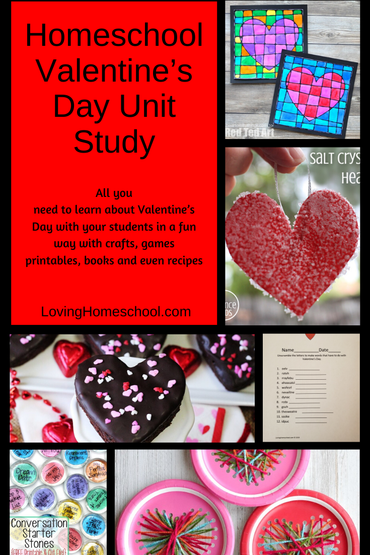 Homeschool Valentine’s Day Unit Study