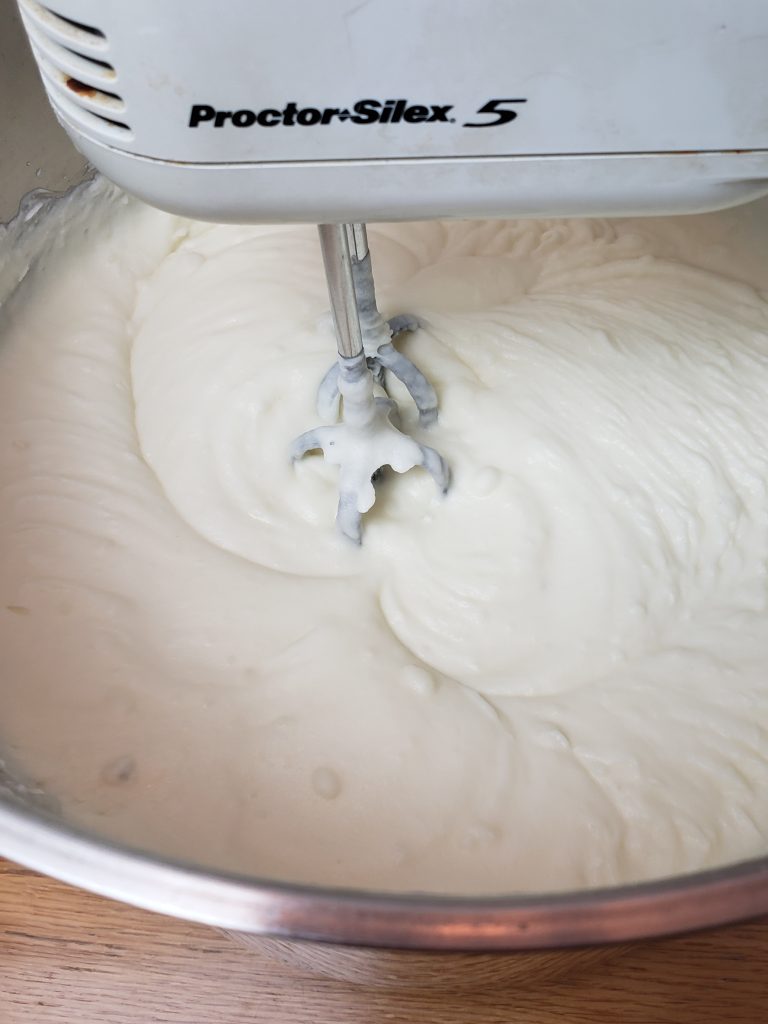 Special Mashed Potatoes being mixed