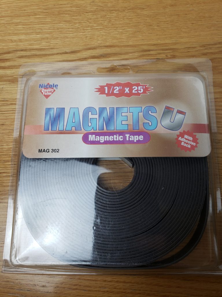 a roll of magnetic tape