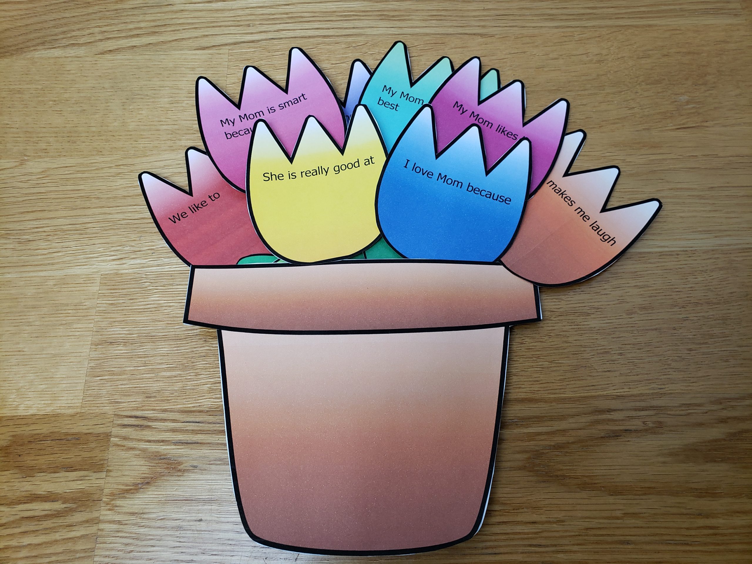 Free Mother's Day Flower Pot Craft