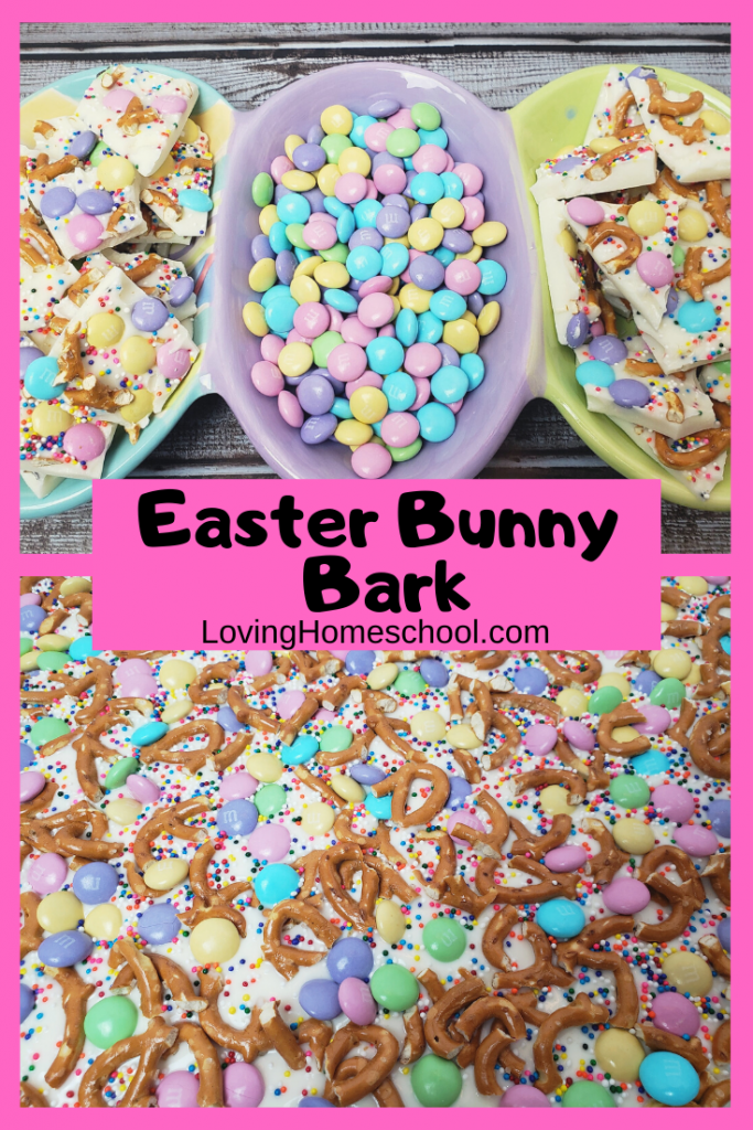 Easter Bunny Bark pinterest pin