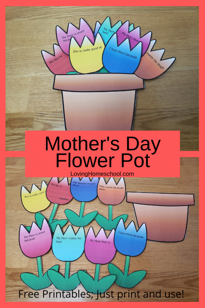 Free Mother's Day Flower Pot Craft