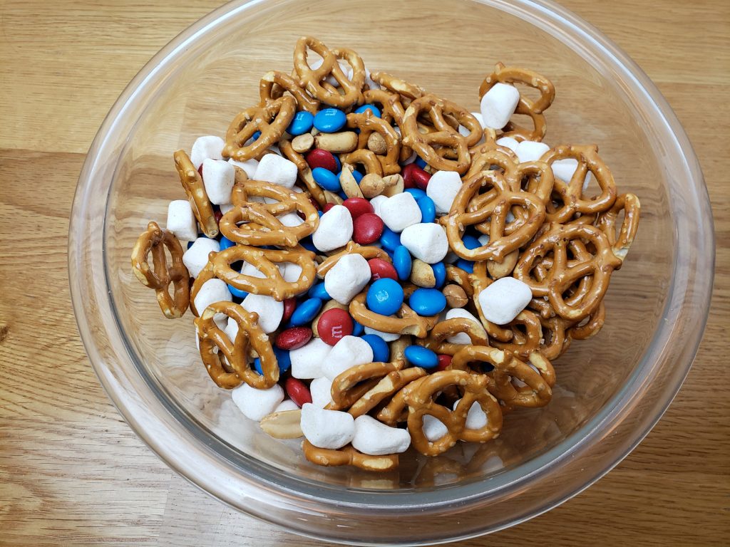 patriotic trail mix