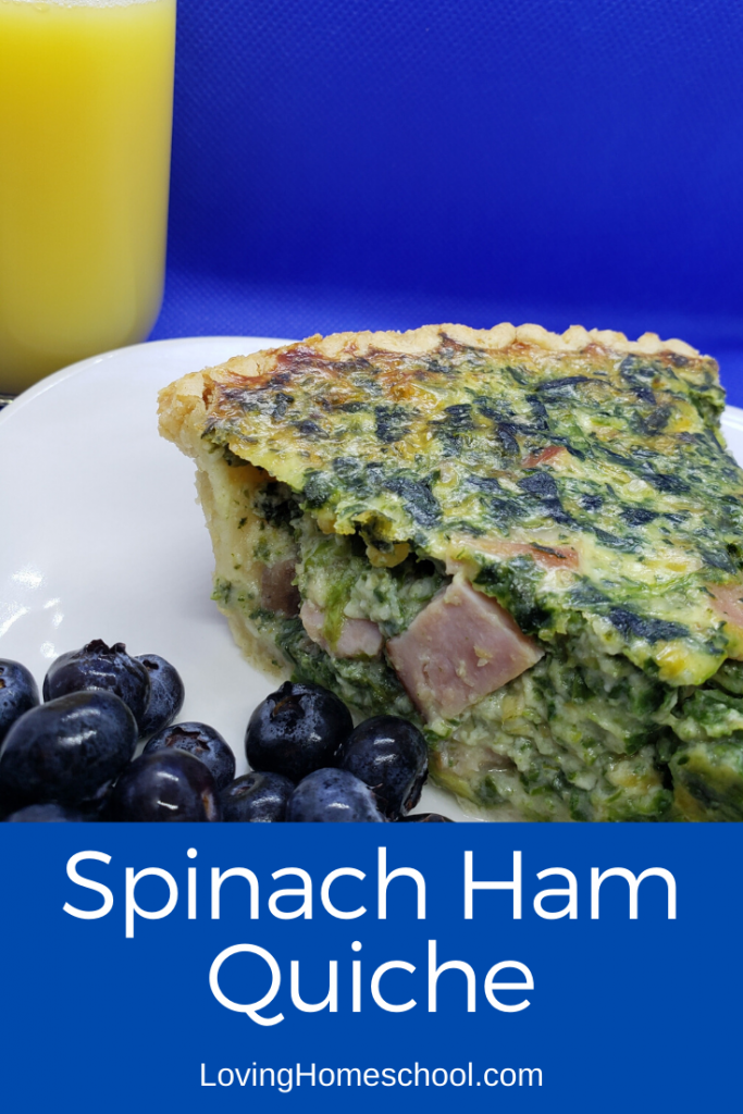 Spinach Ham Quiche