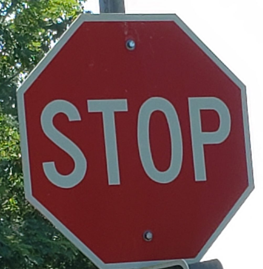 stop sign