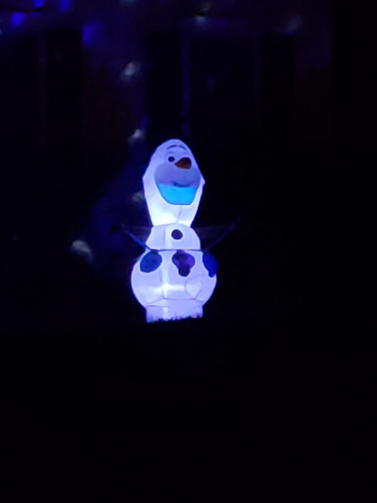 Christmas Lights inflatable snowman