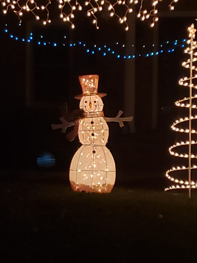 Christmas Lights snowman