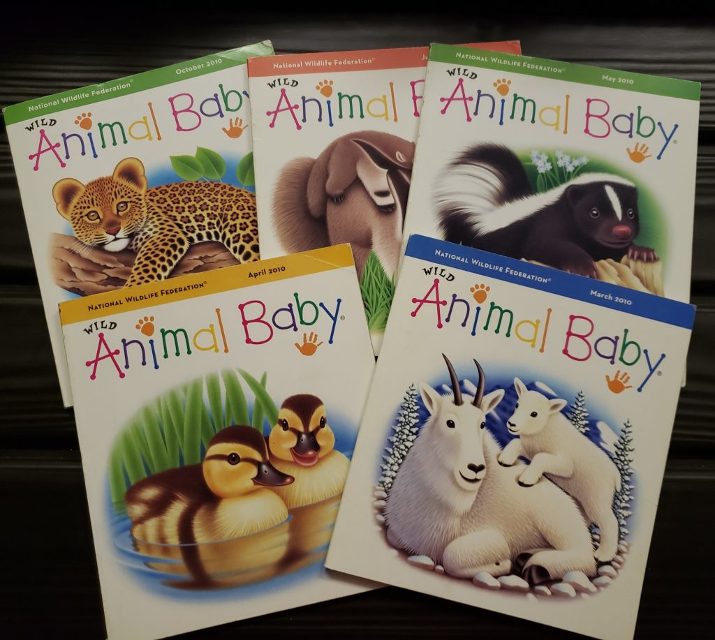 5 animal baby magazines