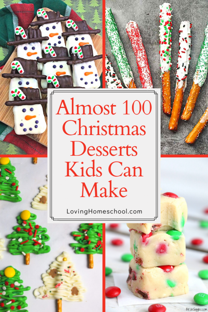 Christmas Desserts Kids Can Make collage