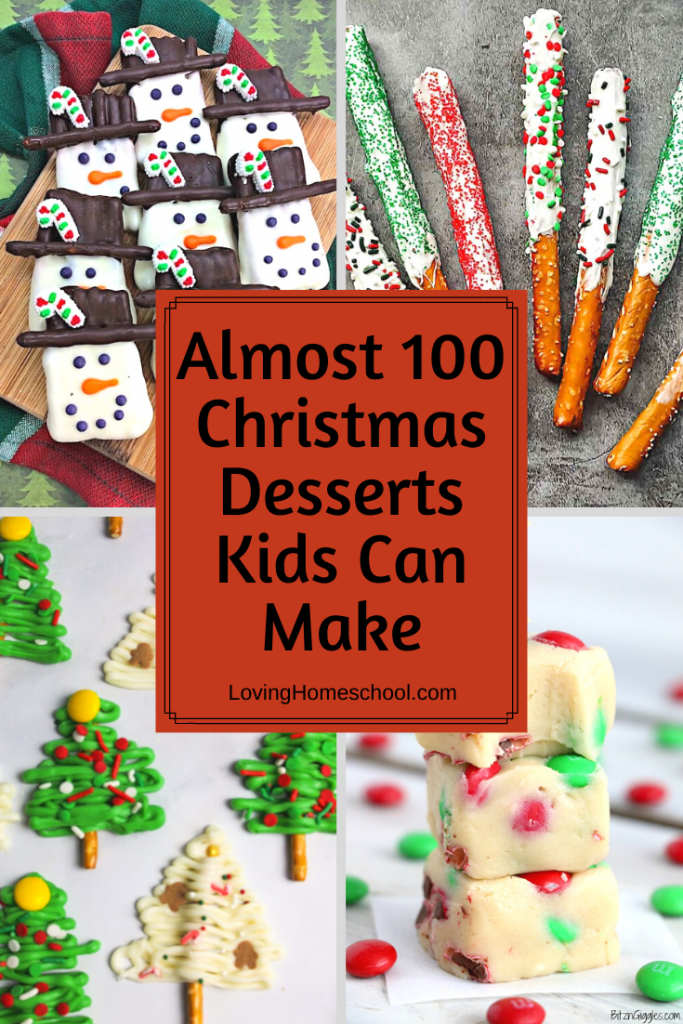 Christmas Desserts Kids Can Make collage