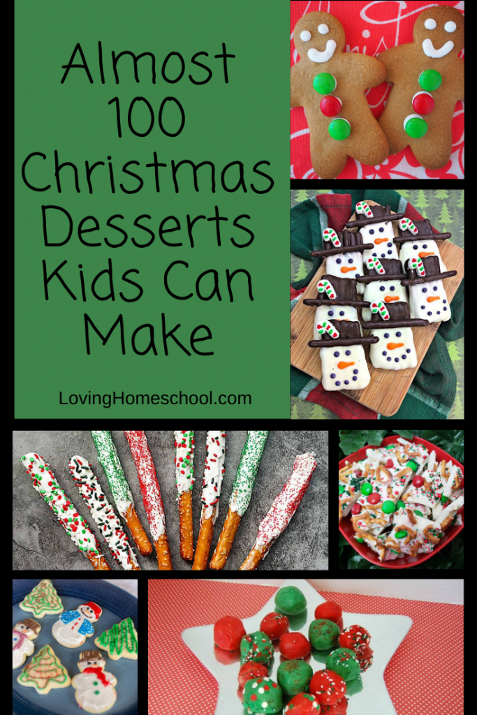 Christmas Desserts Kids Can Make collage