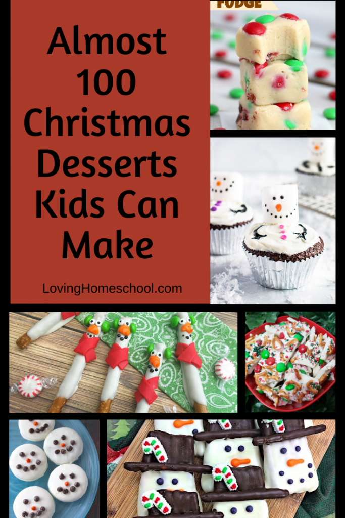 Christmas Desserts Kids Can Make collage