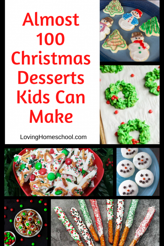 Christmas Desserts Kids Can Make collage