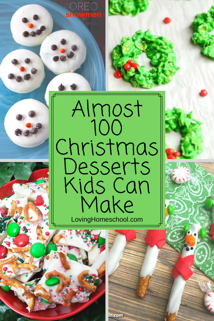 Christmas Desserts Kids Can Make collage