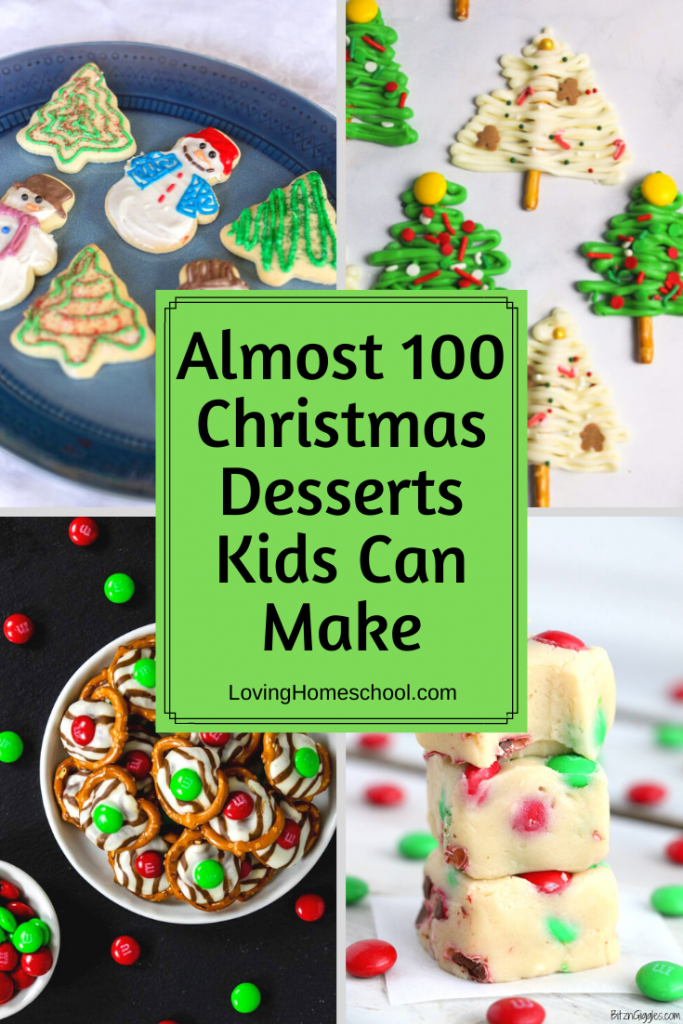 Christmas Desserts Kids Can Make collage