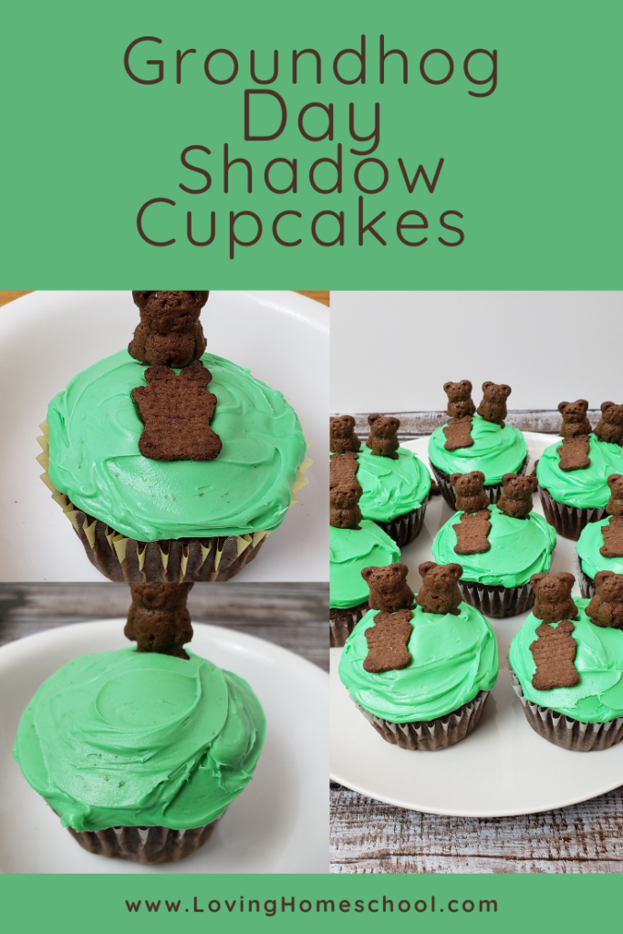 Groundhog Day Shadow Cupcakes Pinterest Pin