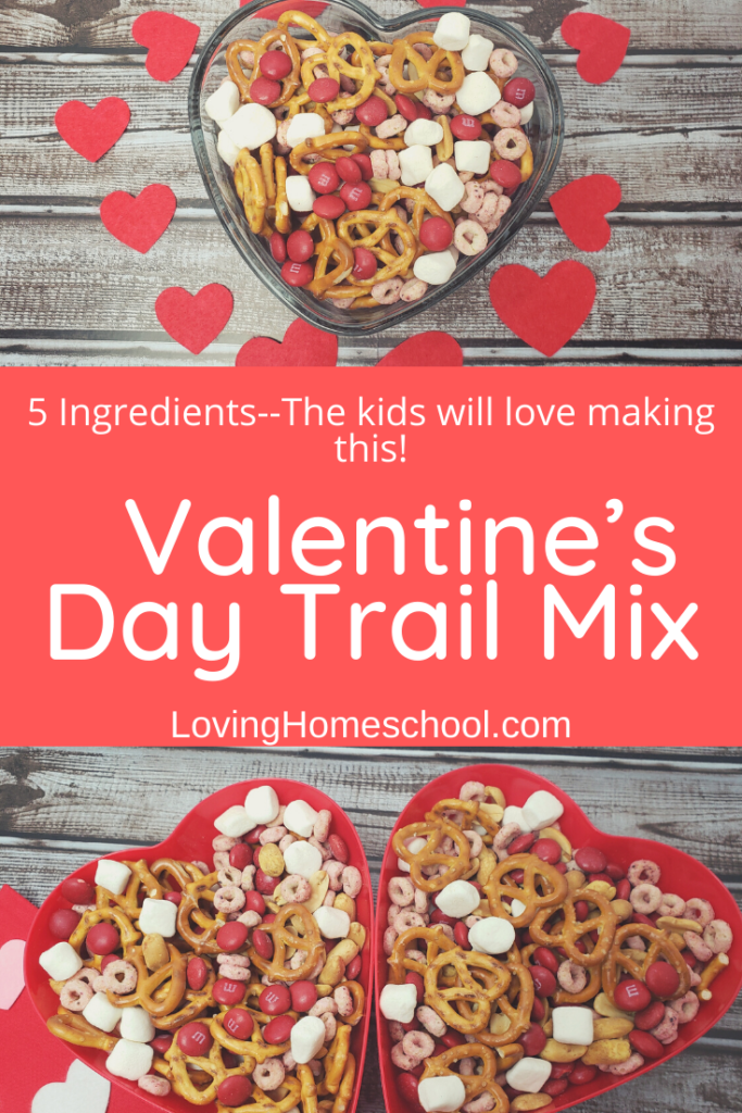 Valentine’s Day Trail Mix Pinterest Pin