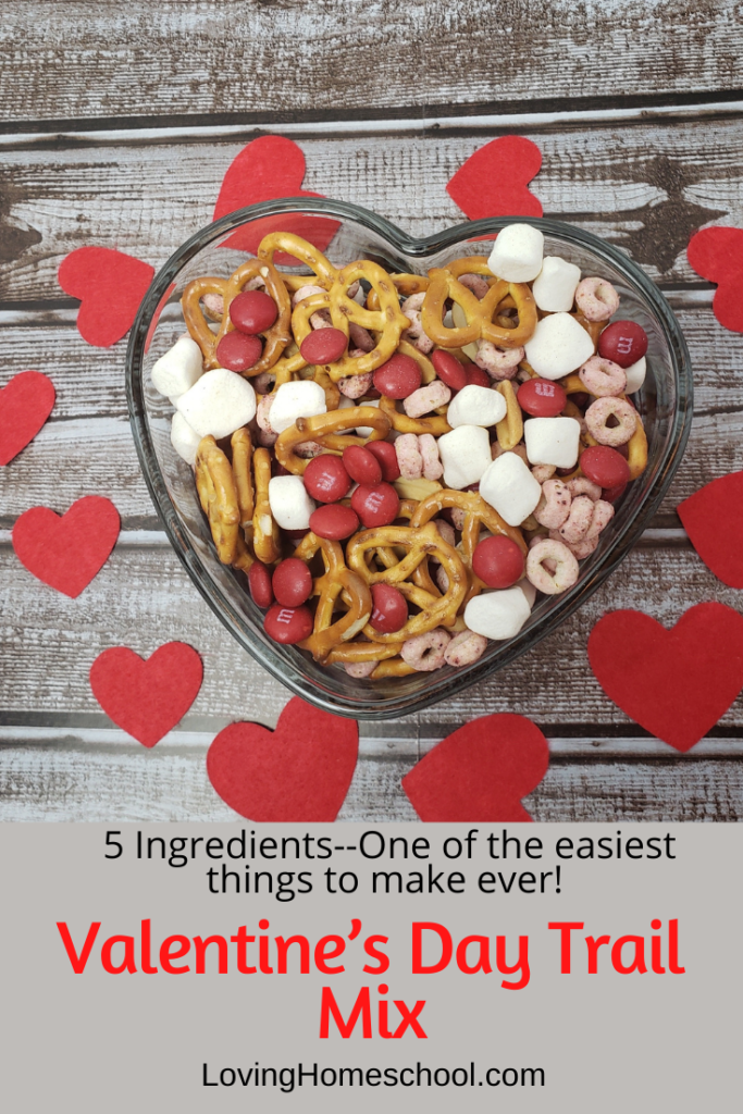 Valentine’s Day Trail Mix Pinterest Pin