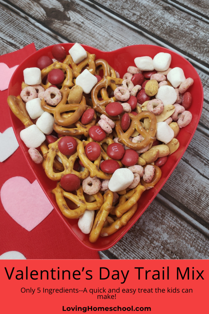 Valentine’s Day Trail Mix Pinterest Pin