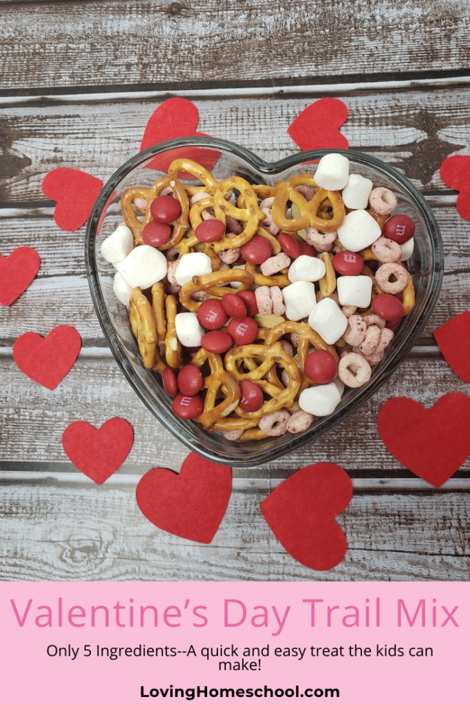 Valentine’s Day Trail Mix Pinterest Pin