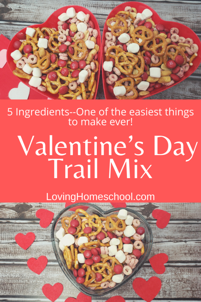 Valentine’s Day Trail Mix Pinterest Pin