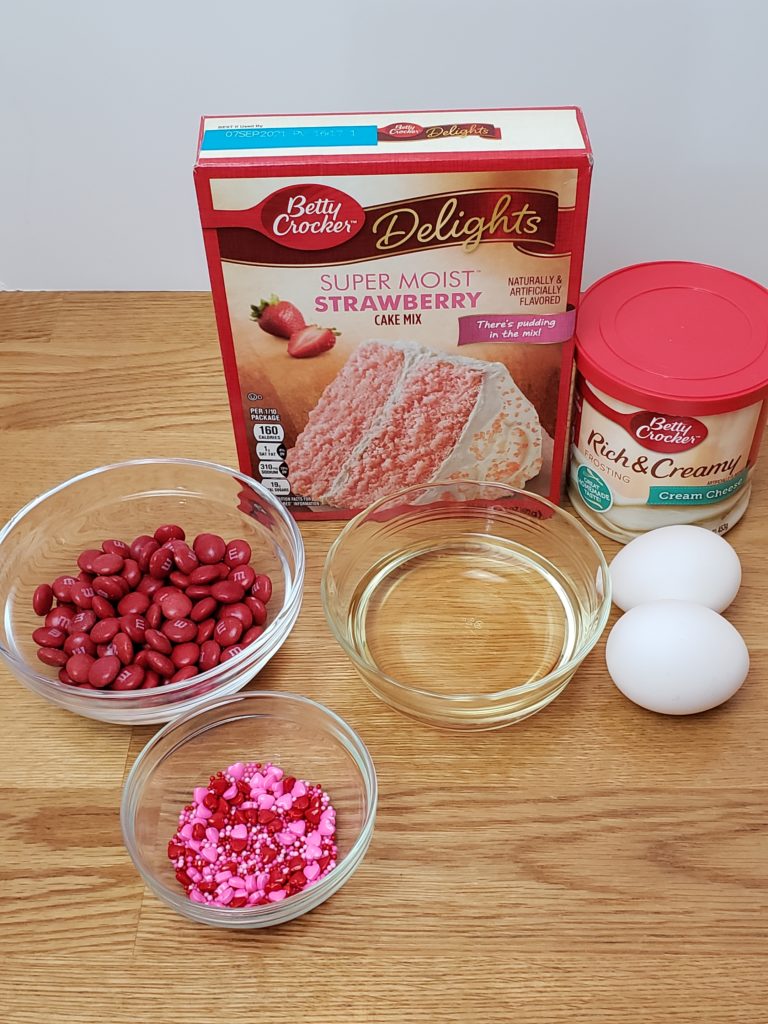 Ingredients for Easy Valentine’s Day Cookies