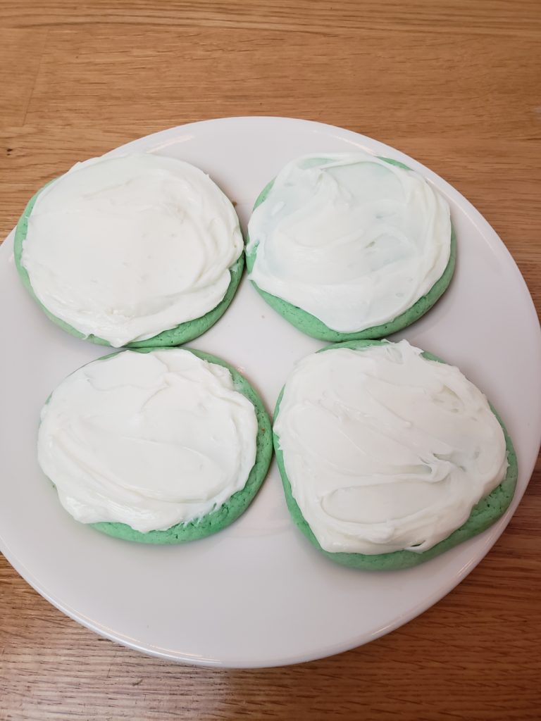 Easy St. Patrick’s Day Cookies with icing