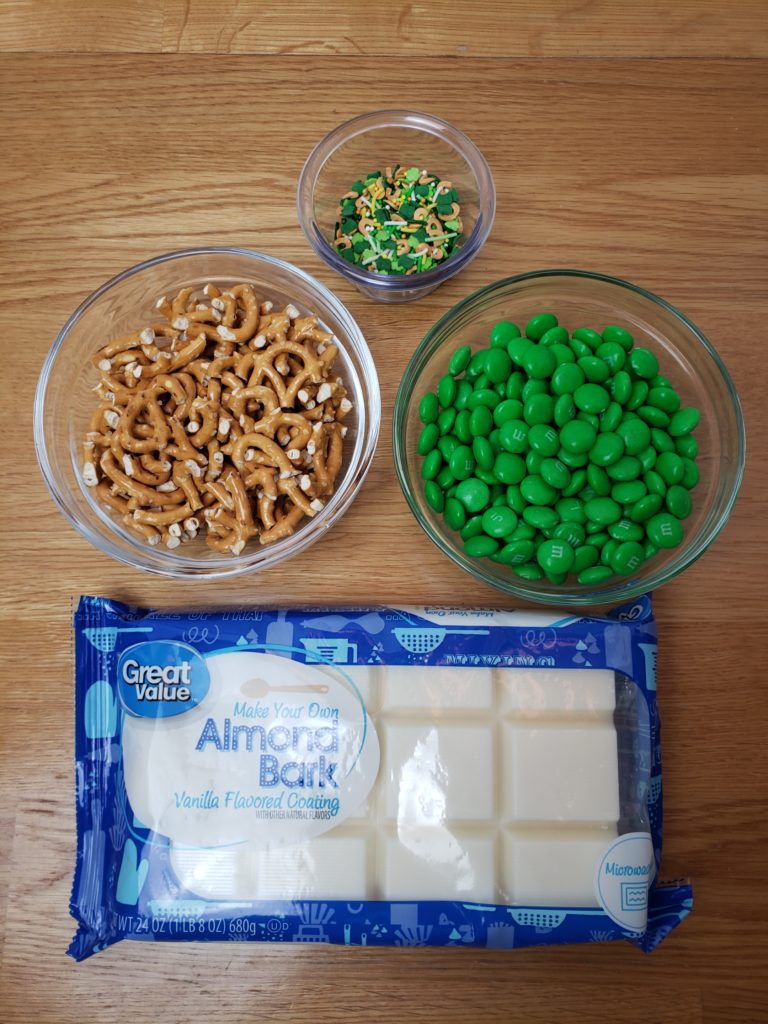 ingredients for St. Patrick’s Day Bark