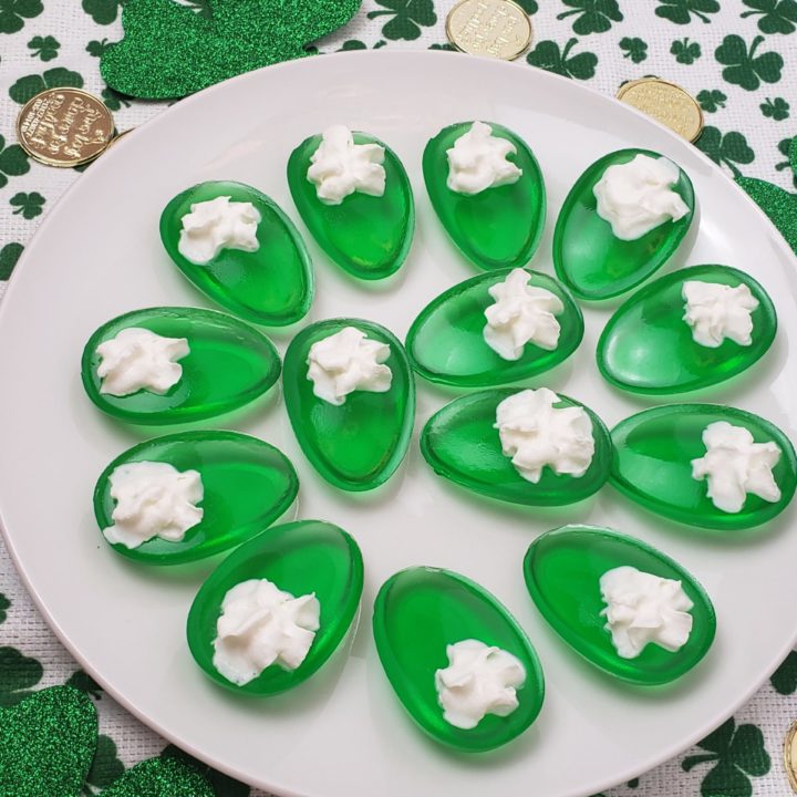 St. Patrick’s Day Deviled Jell-O Eggs