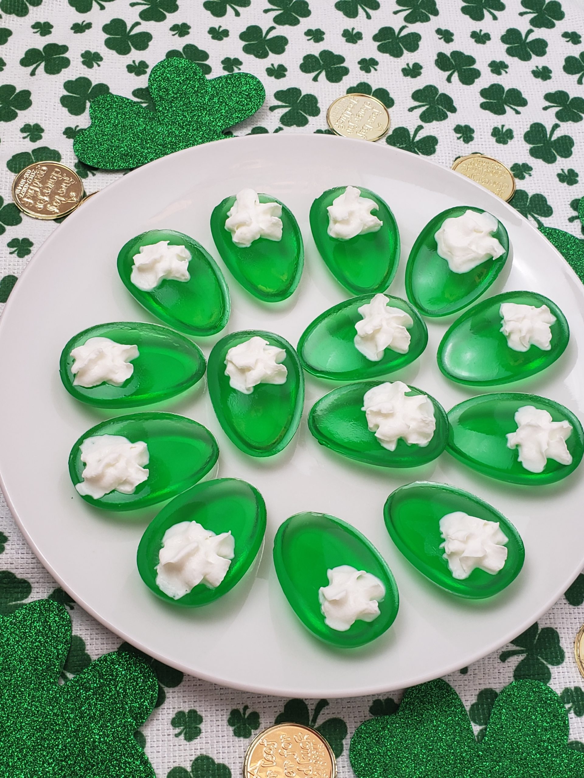 St. Patrick’s Day Deviled Jell-O Eggs