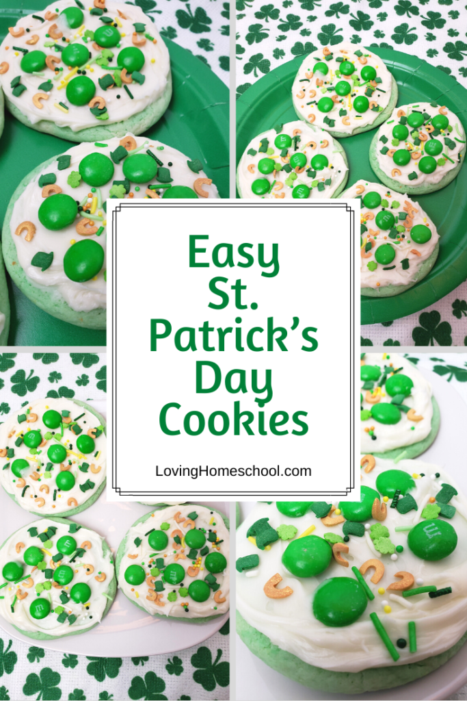 Easy St. Patrick’s Day Cookies Pinterest Pin