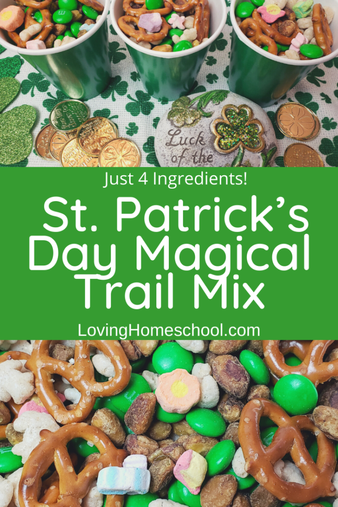 St. Patrick’s Day Magical Trail Mix Pinterest pin