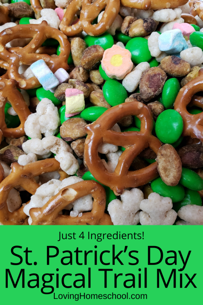 St. Patrick’s Day Magical Trail Mix Pinterest pin