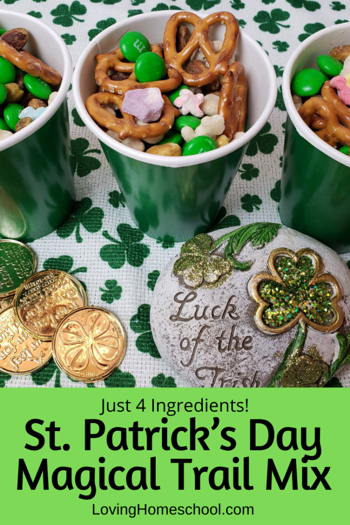 St. Patrick’s Day Magical Trail Mix Pinterest pin