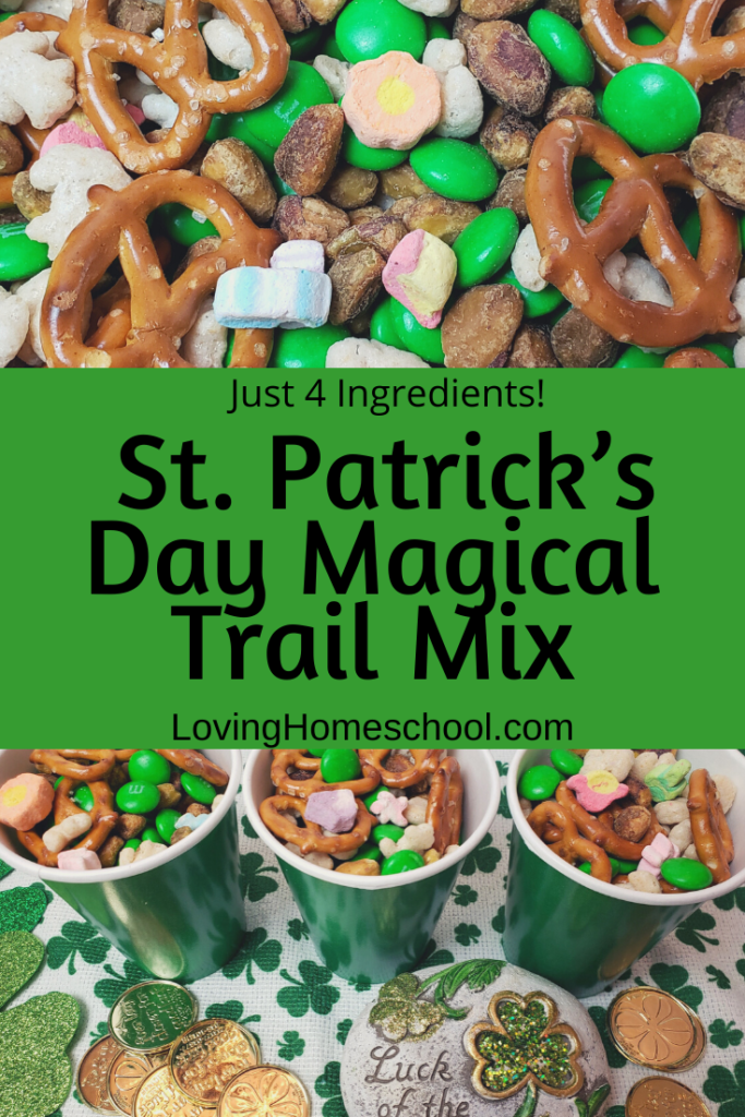 St. Patrick’s Day Magical Trail Mix Pinterest pin