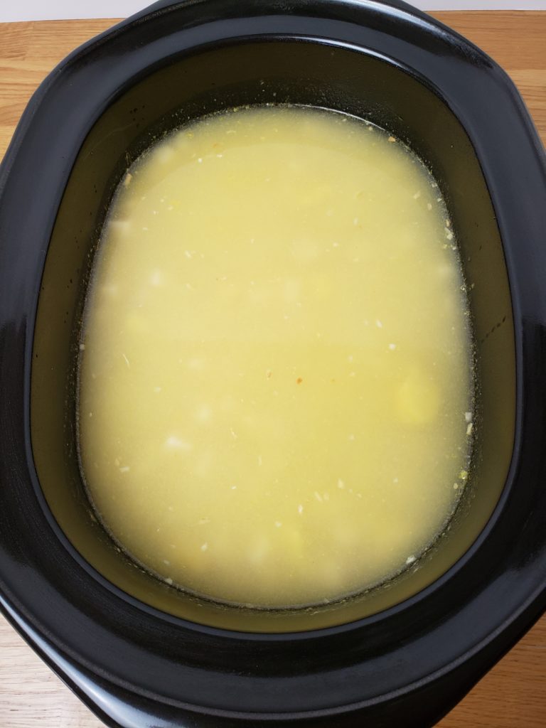 Creamy Crock Pot Potato Soup in crock pot