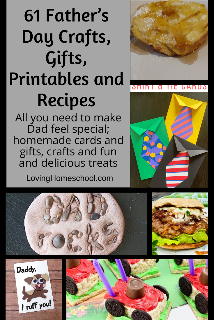 Father’s Day Crafts, Gifts, Printables and Recipes Pinterest Pin