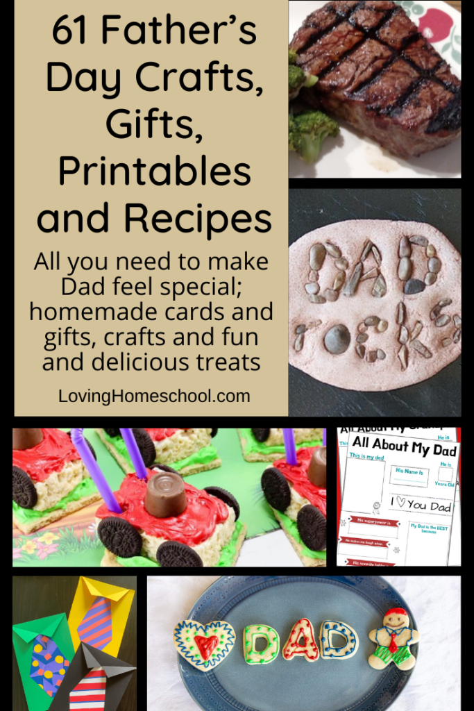 Father’s Day Crafts, Gifts, Printables and Recipes Pinterest Pin