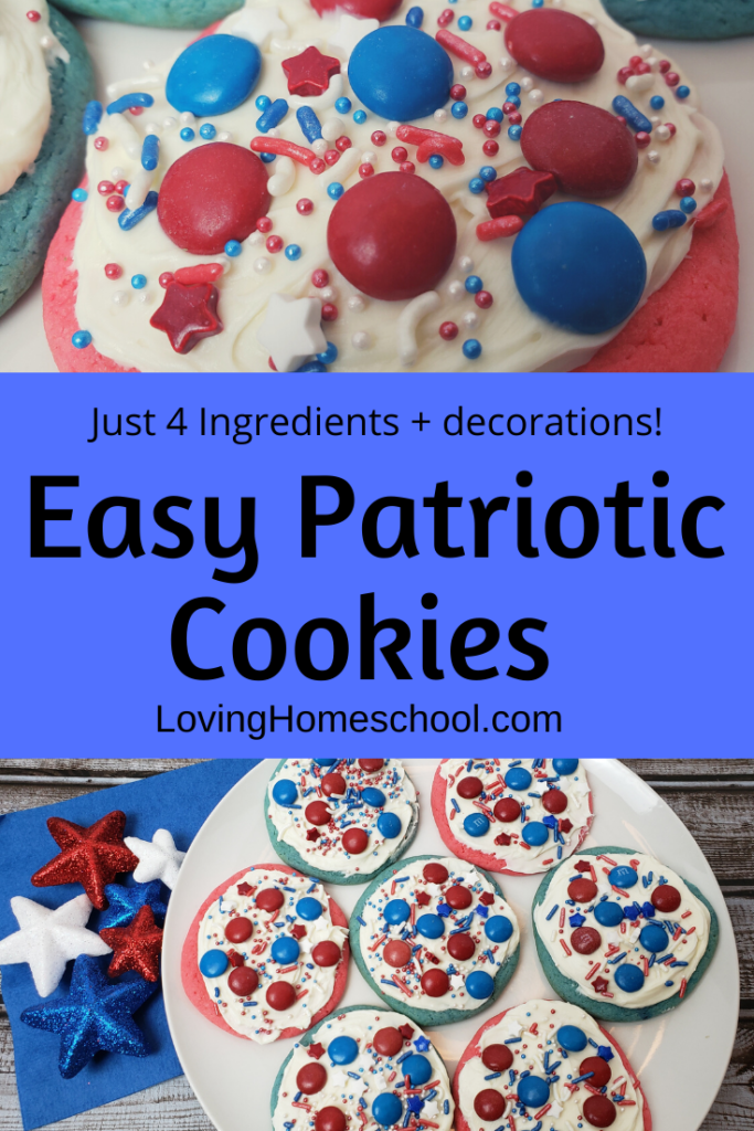 Easy Patriotic Cookies Pinterest Pin