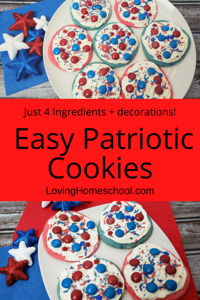 Easy Patriotic Cookies Pinterest Pin