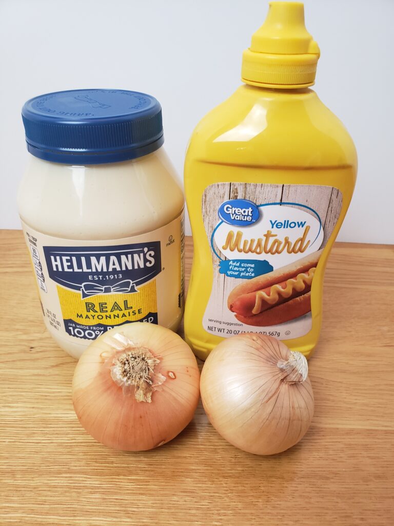 ingredients for onion relish