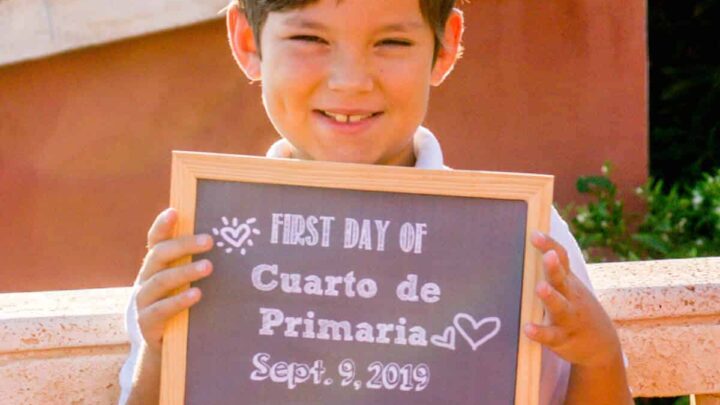 Image for First Day of School Printable: Free Chalkboard Printable Sign
