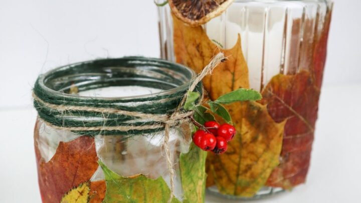 Image for DIY Leaf Candle Holder
