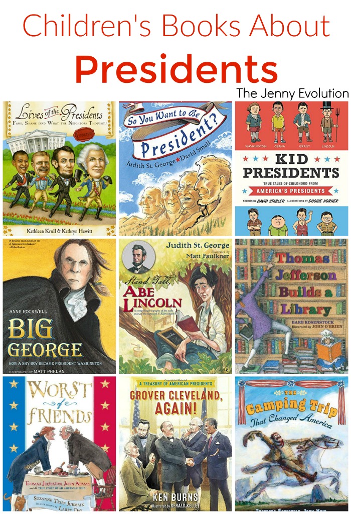 childrens books about presidents collage