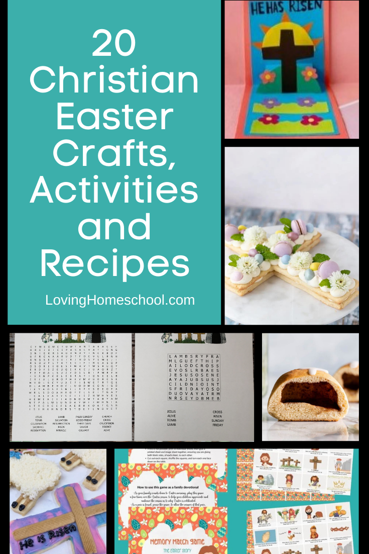 20 Christian Easter Crafts, Activities and Recipes Pinterest Pin