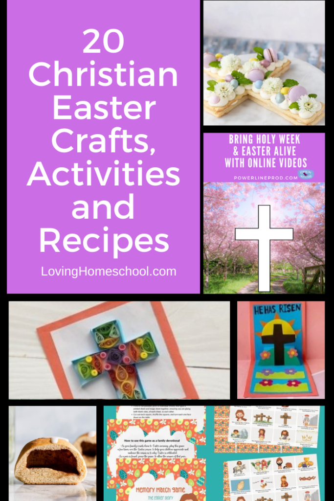 20 Christian Easter Crafts, Activities and Recipes Pinterest Pin