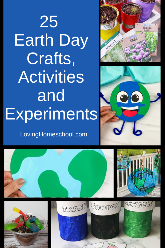 25 Earth Day Crafts, Activities and Experiments Pinterest Pin