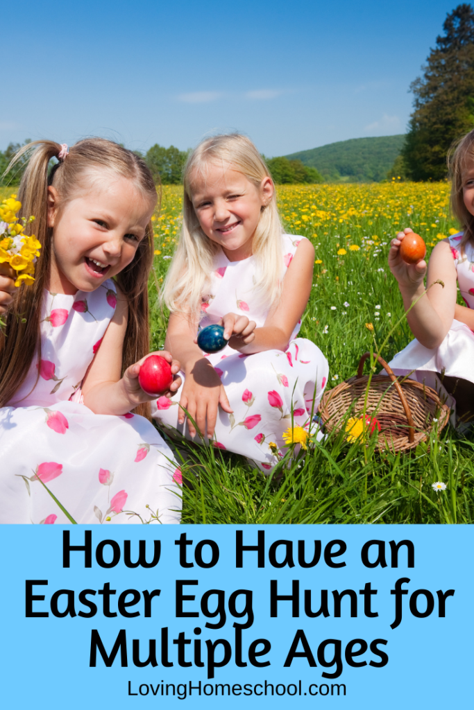 How to Have an Easter Egg Hunt for Multiple Ages Pinterest pin