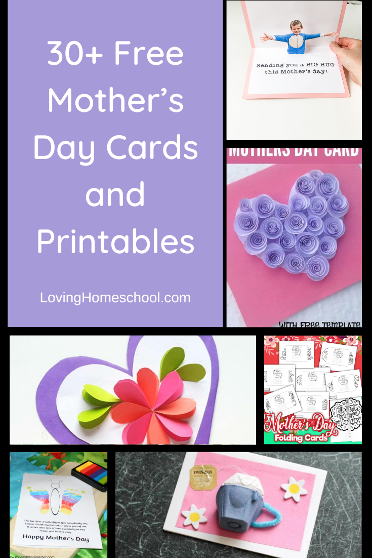 Free Mother’s Day Cards and Printables Pinterest Pin