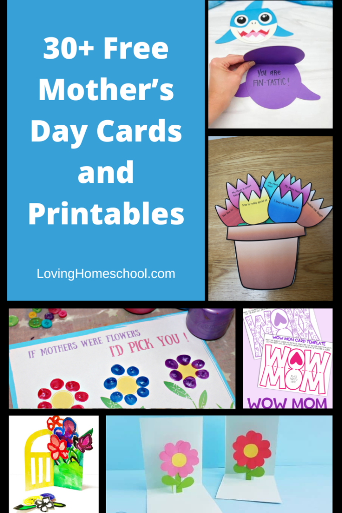 Free Mother’s Day Cards and Printables Pinterest Pin